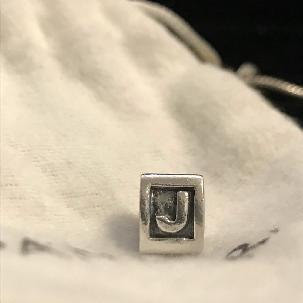 Authentic Pandora Letter J Charm